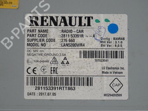 Radio DACIA SANDERO II TCe 90 (B8M1, B8MA, B8AC) | BP18180476E6 