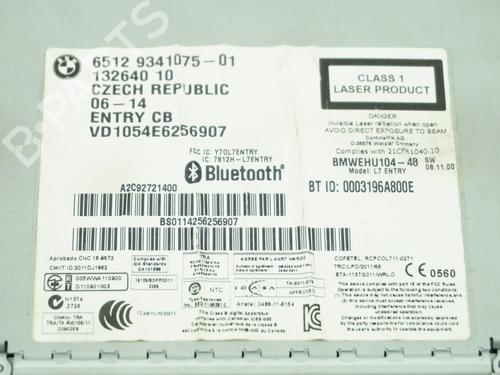 Radio BMW 1 (F21) 114 d | BP18173334E6 