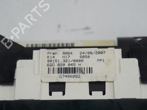 Commande Chauffage VW POLO (9N_, 9A_) 1.2 (60 hp) 18191728