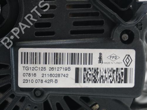 Used Alternator Alternator RENAULT CAPTUR I (J5_, H5_) 1.2 TCe 120 (118 hp) 18176117 18176117