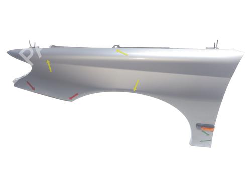 Used Left front fenders PEUGEOT 406 (8B) 2.1 TD 12V (109 hp) 30562335