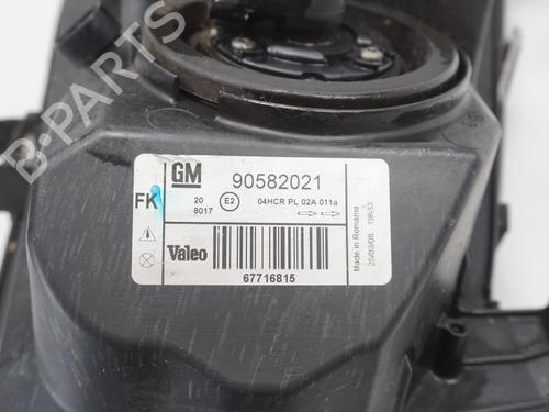 Left headlight OPEL ZAFIRA A MPV (T98) 2.0 DTI 16V (F75) | BP18183182C28