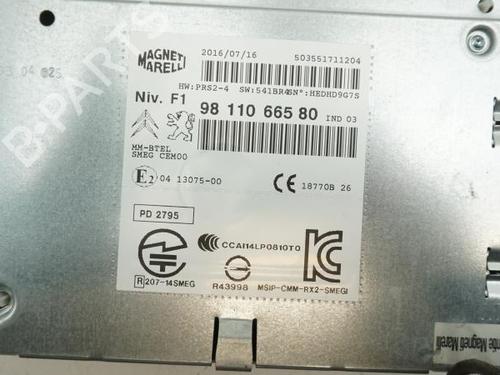 Radio PEUGEOT 208 I (CA_, CC_) 1.6 BlueHDi 100 | BP18193266E6 