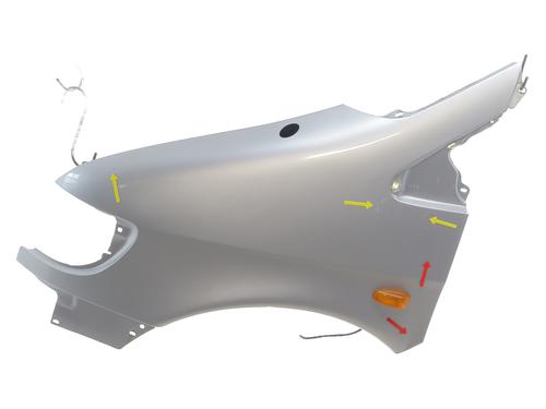 Used Left front fenders MERCEDES-BENZ VITO Van (W638) 112 CDI 2.2 (638.094) (122 hp) 31612683
