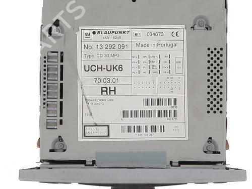 Radio OPEL MERIVA A MPV (X03) 1.4 16V Twinport LPG (E75) | BP19520733E6 