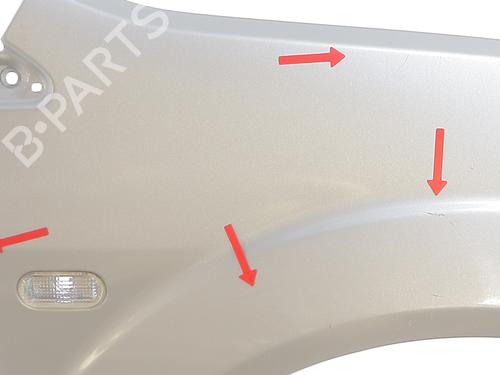 Right front fenders FORD FIESTA V (JH_, JD_) 1.4 TDCi | BP30147340C42 