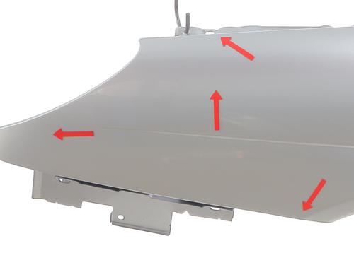 Left front fenders CITROËN C5 II (RC_) 2.0 HDi (RCRHRH) | BP30124672C41 
