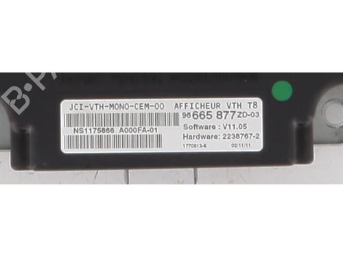 Display monitor PEUGEOT 5008 (0U_, 0E_) 1.6 HDi | BP19731408C48 