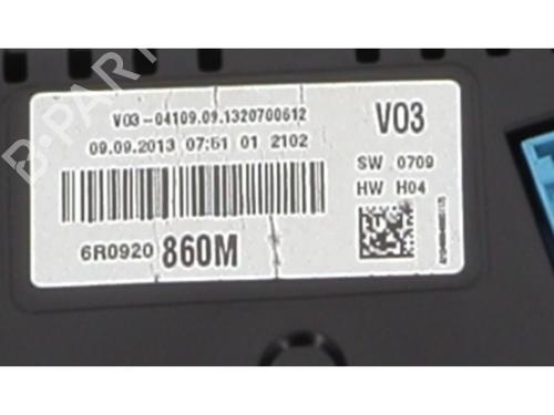 Instrument cluster VW POLO V (6R1, 6C1) 1.4 (6R1) | BP19730448C47