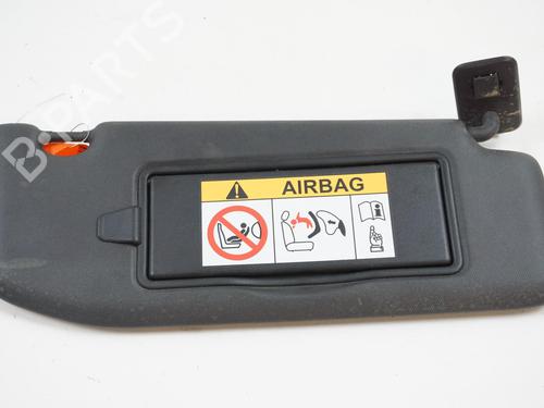 Used Right sun visor Right sun visor PEUGEOT 208 I (CA_, CC_) 1.6 GTi (200 hp) 18184654 18184654