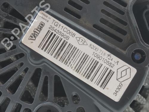 Alternator RENAULT TWINGO II (CN0_) 1.2 16V (CN0K, CN0V, CN0A) | BP19729432M7 