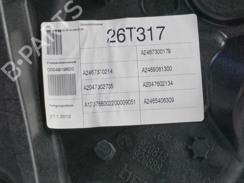 Rear left window mechanism MERCEDES-BENZ B-CLASS Sports Tourer (W246, W242) B 180 CDI (246.200) | BP18172895C24 