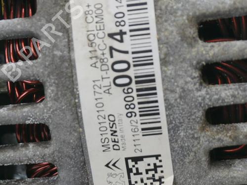 Alternator PEUGEOT 208 I (CA_, CC_) 1.2 VTI 82 | BP18186558M7
