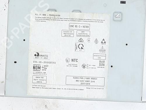 Bilradio PEUGEOT 208 II (UB_, UP_, UW_, UJ_) 1.2 PureTech 100 | BP24591318E6 