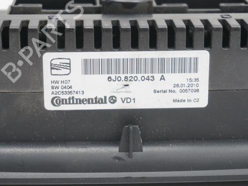 Climate control SEAT IBIZA IV (6J5, 6P1) 1.4 TDI | BP18176380I5 