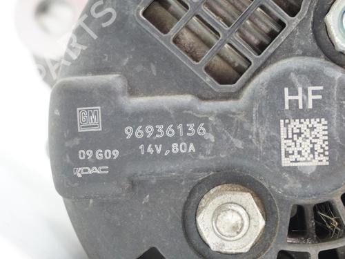 Alternator CHEVROLET AVEO / KALOS Hatchback (T250, T255) 1.2 LPG | BP18184907M7 