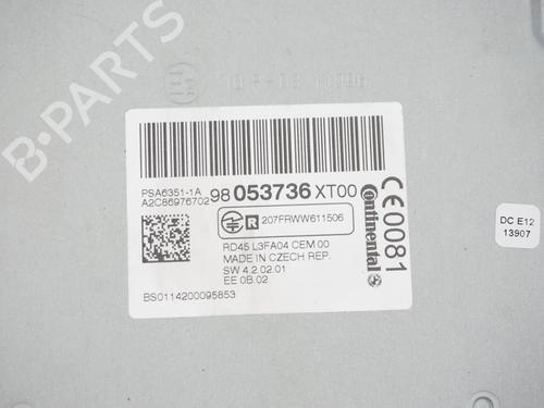 Used Radio Radio CITROËN C3 II (SC_) 1.2 VTi 82 (82 hp) 22517696 22517696