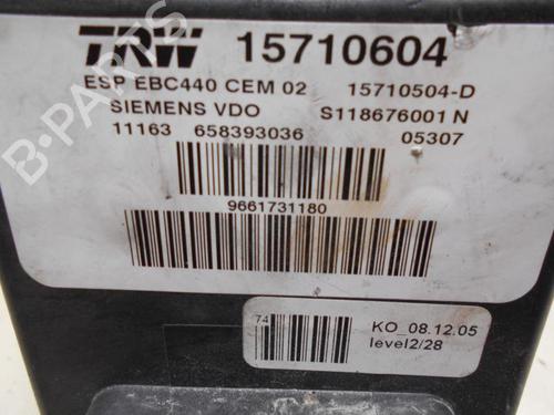 ABS pump PEUGEOT 407 (6D_) 2.0 HDi 135 (6DRHRH, 6DRHRE, 6DRHRG, 6DRHRJ) | BP18175808M43