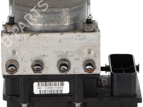 Used ABS pump FIAT QUBO (225_) 1.3 D Multijet (225CXB1A, 225AXB1A, 225CXB11, 225AXB11,... (75 hp) 19729451
