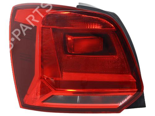 Used Left taillight VW POLO V (6R1, 6C1) 1.2 TSI 16V (90 hp) 25872680