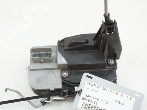 Front right lock PEUGEOT 307 (3A/C) 1.6 HDi 110 | BP20308665C97 