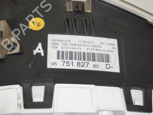 Instrument cluster PEUGEOT 208 I (CA_, CC_) 1.6 HDi | BP18193306C47