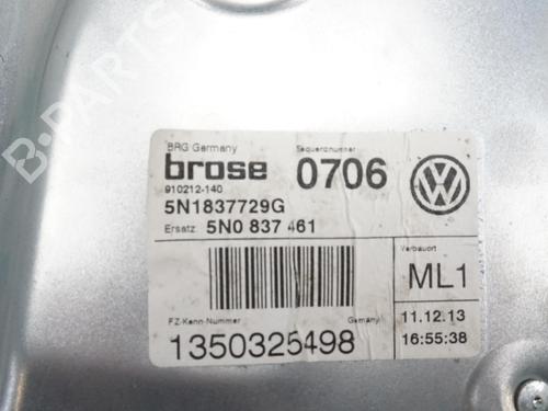 Front left window mechanism VW TIGUAN (5N_) 2.0 TDI | BP18188329C22 