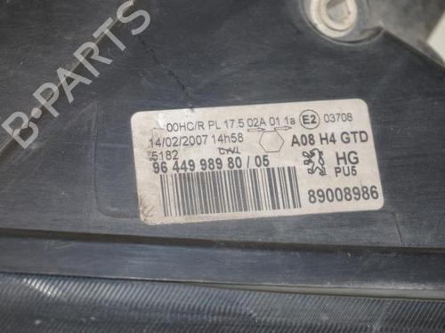 Left headlight PEUGEOT 1007 (KM_) 1.6 HDi | BP18185768C28 