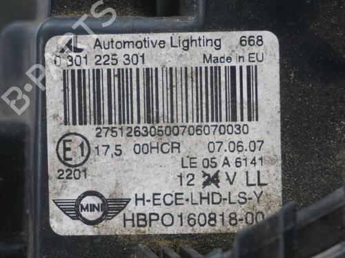 Left headlight MINI MINI (R56) Cooper D | BP18186519C28