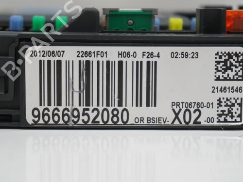 Fuse box CITROËN C3 Picasso (SH_) 1.6 HDI 90 | BP18194534E1 
