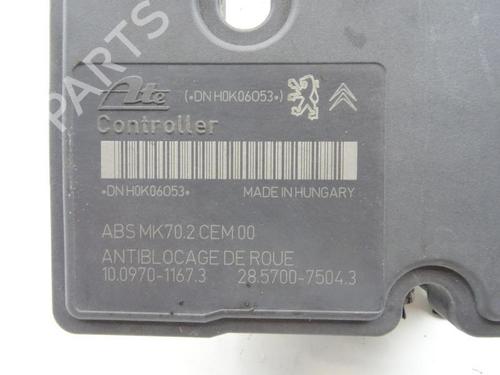 ABS pump CITROËN C3 II (SC_) 1.4 HDi 70 (SC8HZC, SC8HR0, SC8HP4) | BP18179038M43 