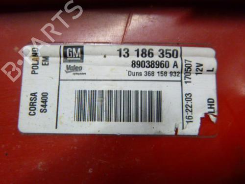 Used Right taillight OPEL CORSA D (S07) 1.3 CDTI (L08, L68) (90 hp) 18197687