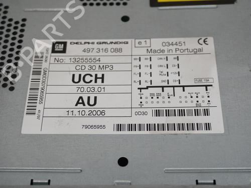 Sistema audio OPEL ASTRA H GTC (A04) 1.7 CDTI (L08) | BP18188452E6 