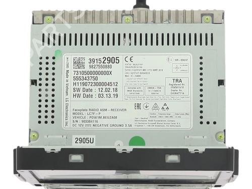 Radio Radio OPEL CROSSLAND X / CROSSLAND (P17, P2QO) 1.5 Turbo D (75) (120 hp) 39743474 39743474