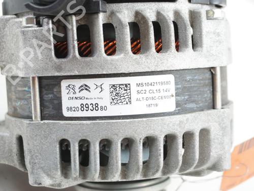 Used Alternator Alternator PEUGEOT 308 SW II (LC_, LJ_, LR_, LX_, L4_) 1.5 BlueHDi 100 (102 hp) 18172996 18172996