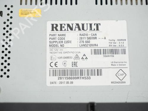 Radio RENAULT CLIO IV (BH_) 1.5 dCi 90 | BP21143799E6 