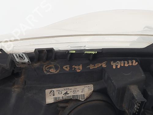 Right headlight PEUGEOT 307 Break (3E) 1.6 HDi | BP28588489C29 