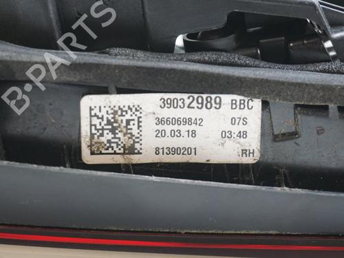 Højre baglygte bagklap OPEL ASTRA K (B16) 1.6 CDTi (68) (110 hp) 18172086