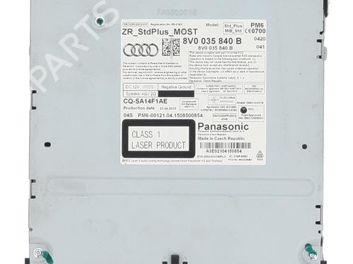 Radio AUDI A3 (8V1, 8VK) 2.0 TDI | BP31715992E6 