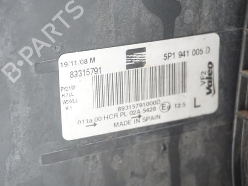 Used Left headlight Left headlight SEAT ALTEA (5P1) 1.9 TDI (105 hp) 18194784 18194784