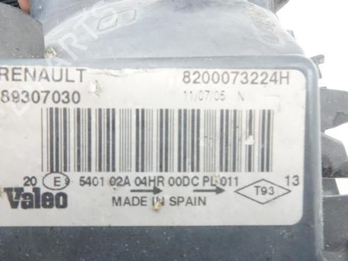 Left headlight RENAULT MEGANE II Estate (KM0/1_) 1.5 dCi (KM16, KM1E) | BP18174985C28 