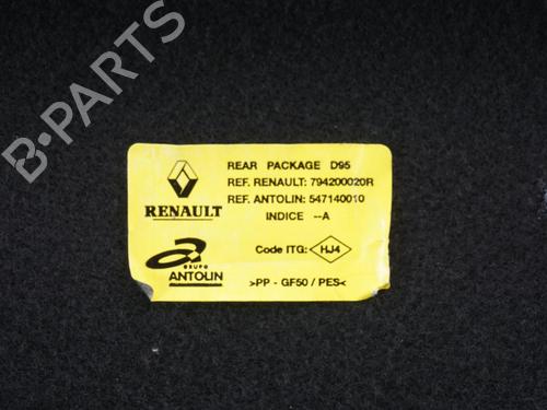 Rear parcel shelf RENAULT MEGANE III Coupe (DZ0/1_) 1.9 dCi (DZ0N, DZ0J, DZ1J, DZ1K) | BP19392960C85 