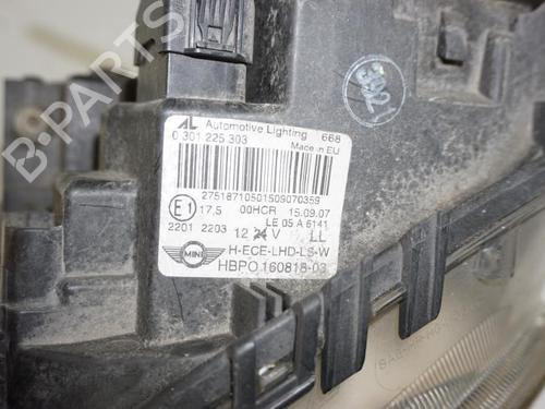 Right headlight MINI MINI (R50, R53) Cooper S | BP18193770C29