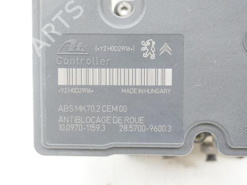 Used ABS pump PEUGEOT 207 (WA_, WC_) 1.6 HDi (90 hp) 18180461