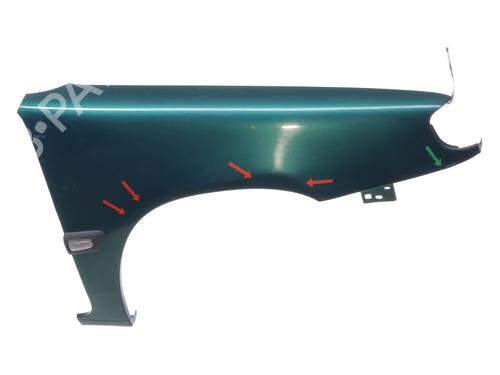 Used Right front fenders CITROËN SAXO (S0, S1) 1.1 X, SX (60 hp) 27650081