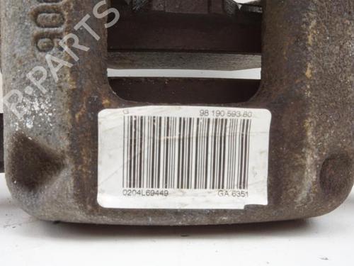 Left rear brake caliper PEUGEOT PARTNER Box Body/MPV (K9) 1.6 BlueHDI 100 | BP18173667M107 