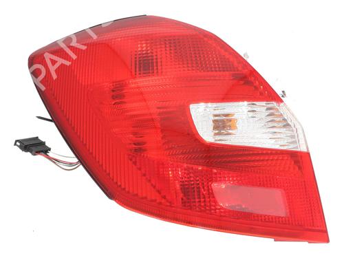 Used Left taillight SKODA FABIA II (542) 1.6 TDI (75 hp) 27341185