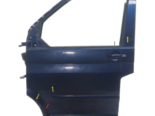 Used Left front door VW MULTIVAN T5 (7HM, 7HN, 7HF, 7EF, 7EM, 7EN) 2.5 TDI (174 hp) 30793462