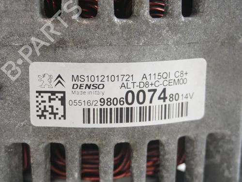 Alternator PEUGEOT 208 I (CA_, CC_) 1.2 VTI 82 | BP18188087M7 