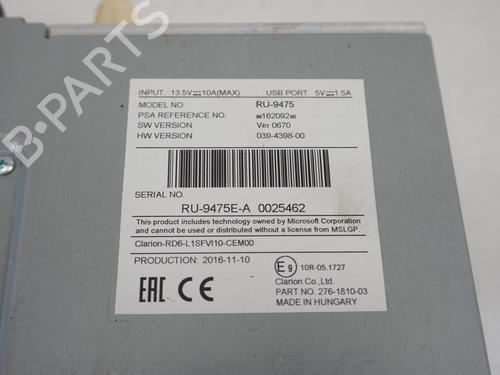Radio CITROËN C3 / C3 ORIGIN III (SX) 1.6 BlueHDi 75 | BP19729137E6 